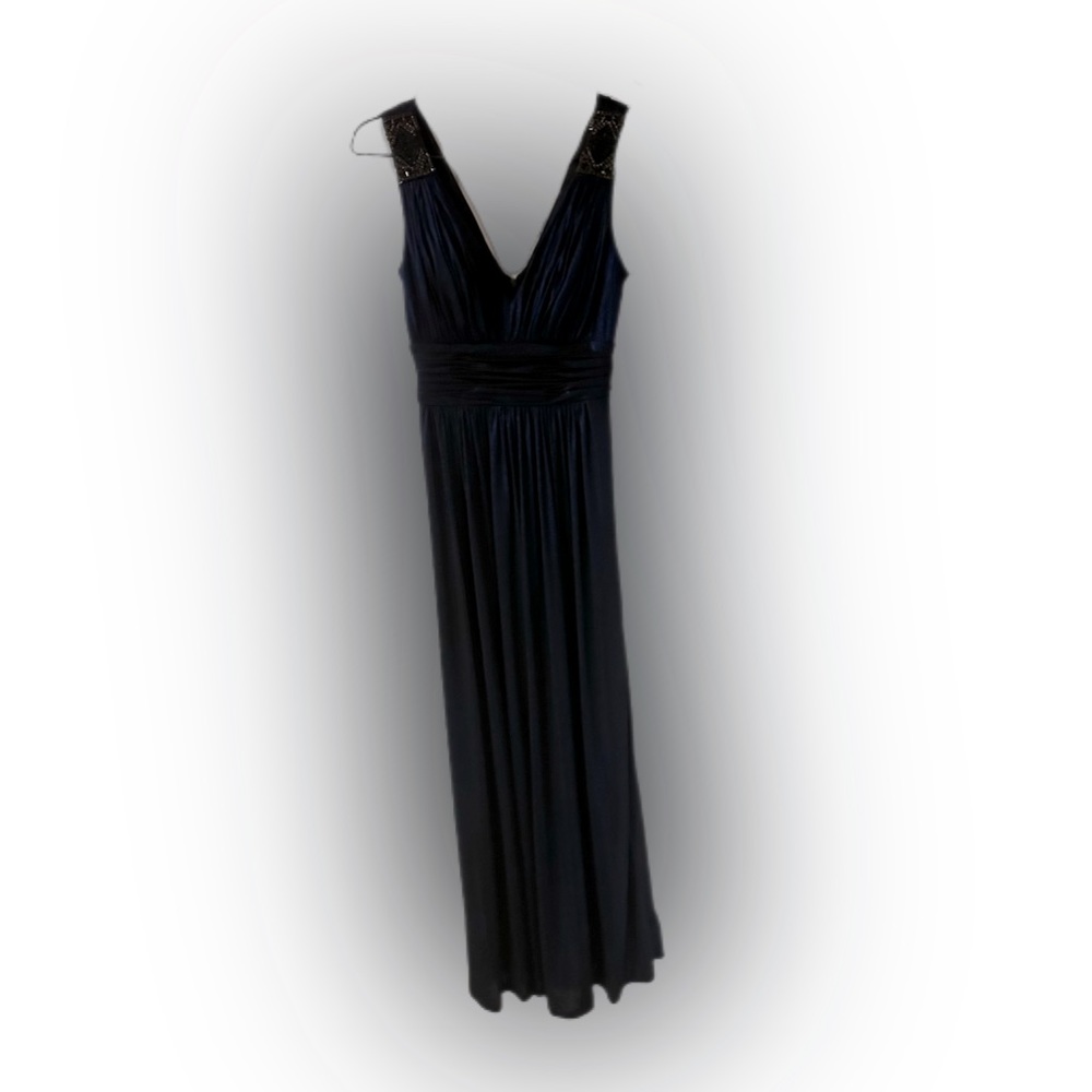 Beautiful Dark Blue Dress with Shimmer, Calvin Klein, Size 2, floor length, NWT